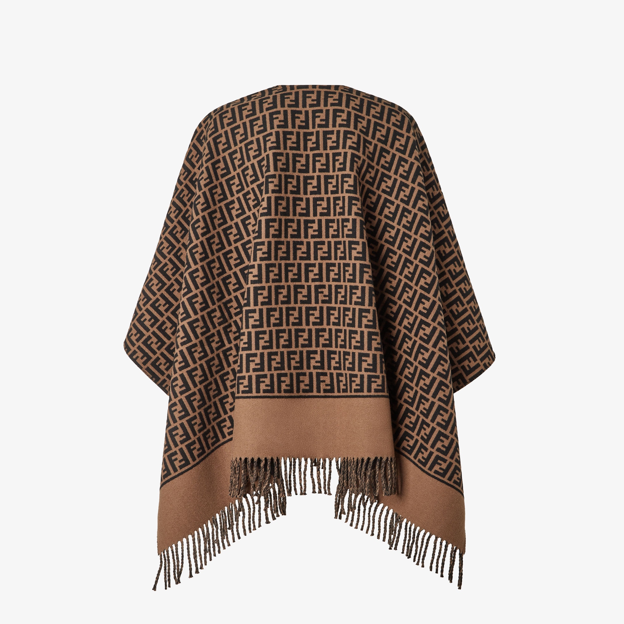 Poncho Wool Brown | Fendi Poncho Wool Brown | Fendi
