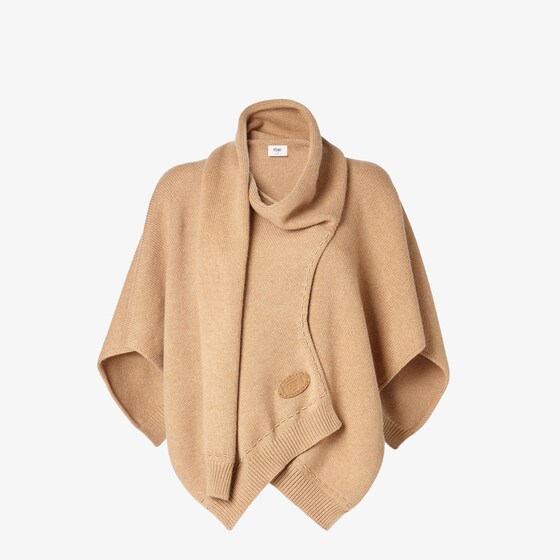 Fendi Poncho In Brown