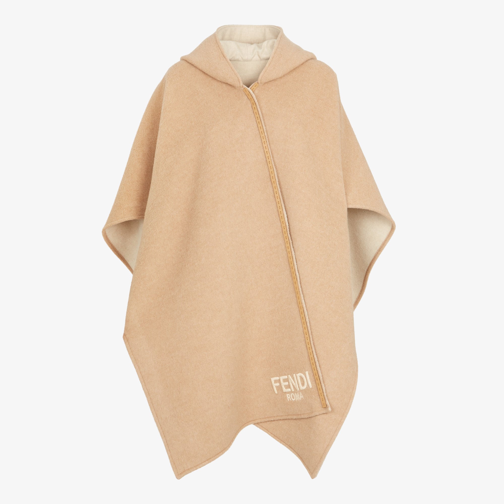 Fendi Roma ポンチョ ウール ベージュ | Fendi Fendi Roma ポンチョ ウール ベージュ | Fendi