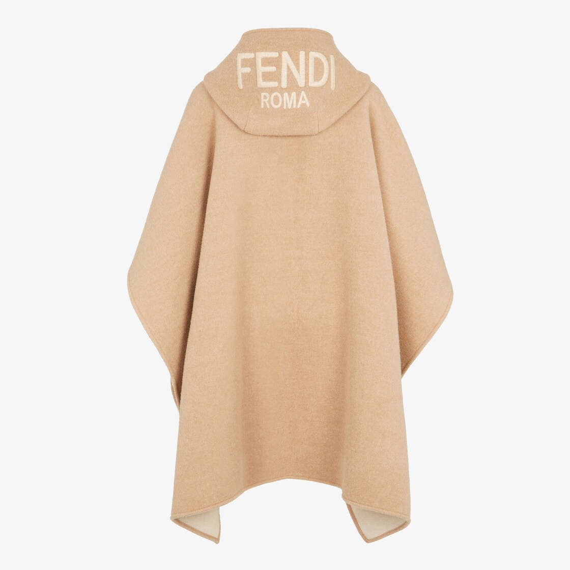 Fendi Roma Poncho Wool Beige - Image 2/3