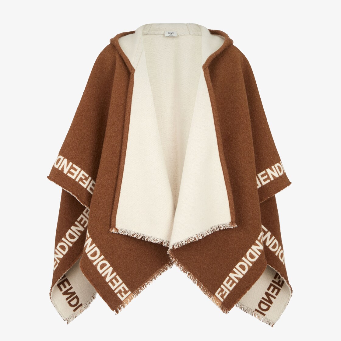 Fendi shop logo poncho