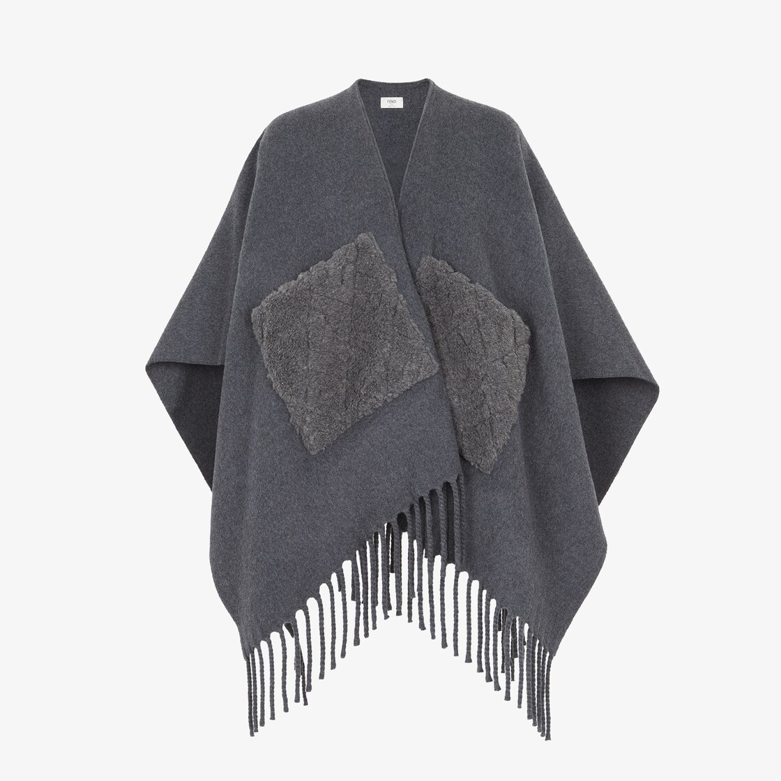 Fendi wool clearance poncho