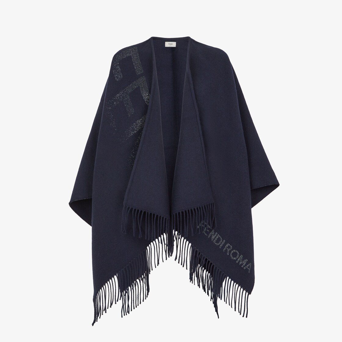 Fendi logo poncho sale