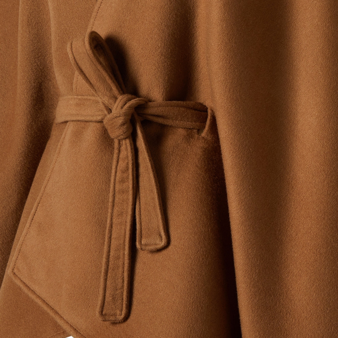 Poncho Wool Brown - Image 3/4