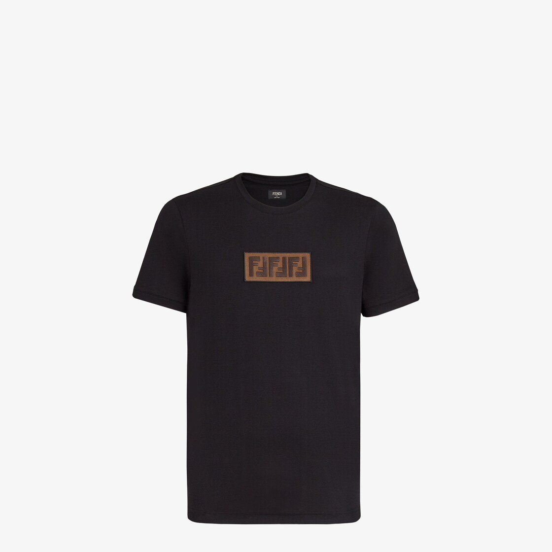 FENDI フェンディ　ブラックコットン Tシャツ