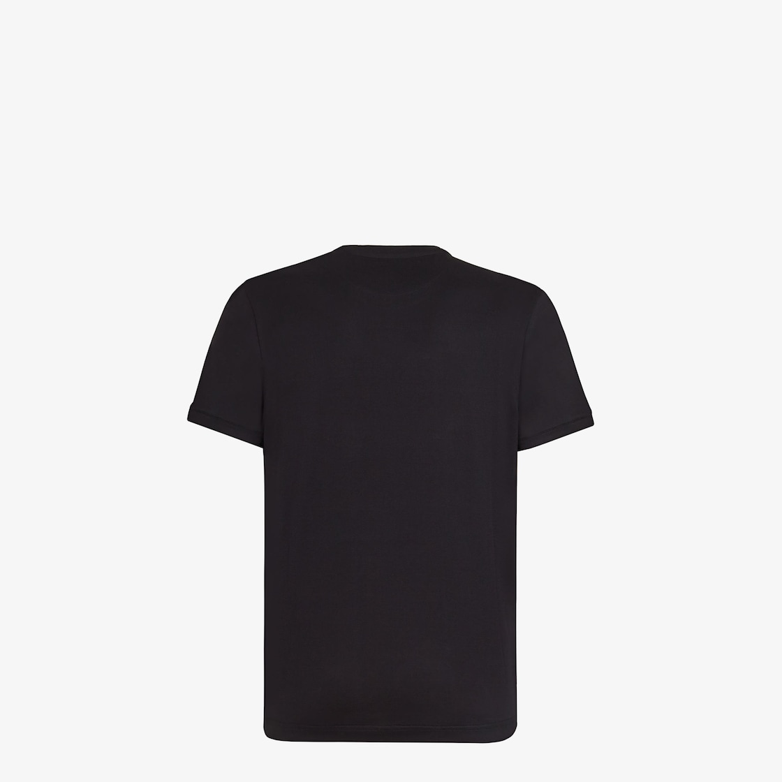 Tシャツ - ブラックコットン Tシャツ | Fendi