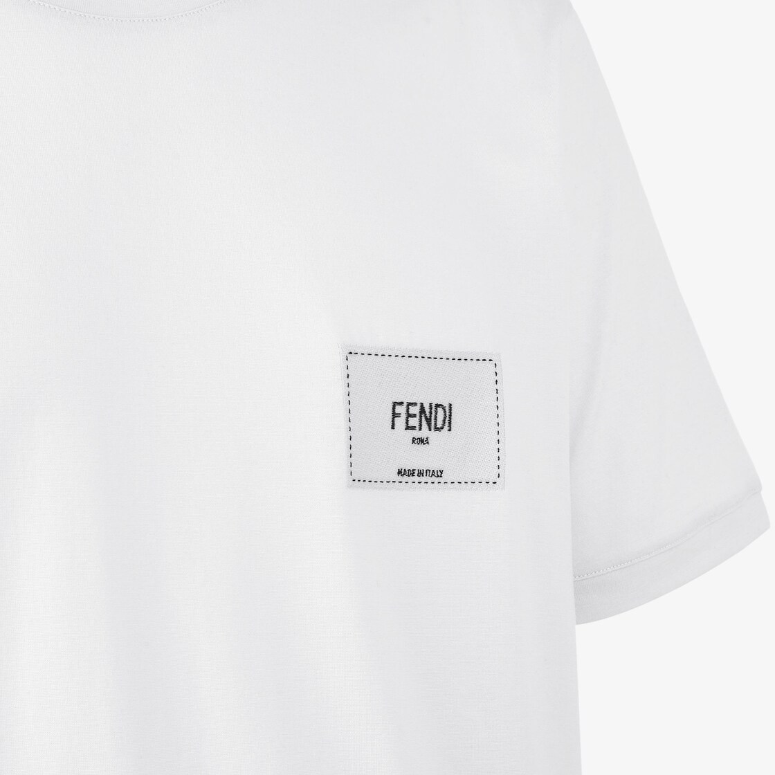 Tシャツ - ホワイトジャージー Tシャツ | Fendi