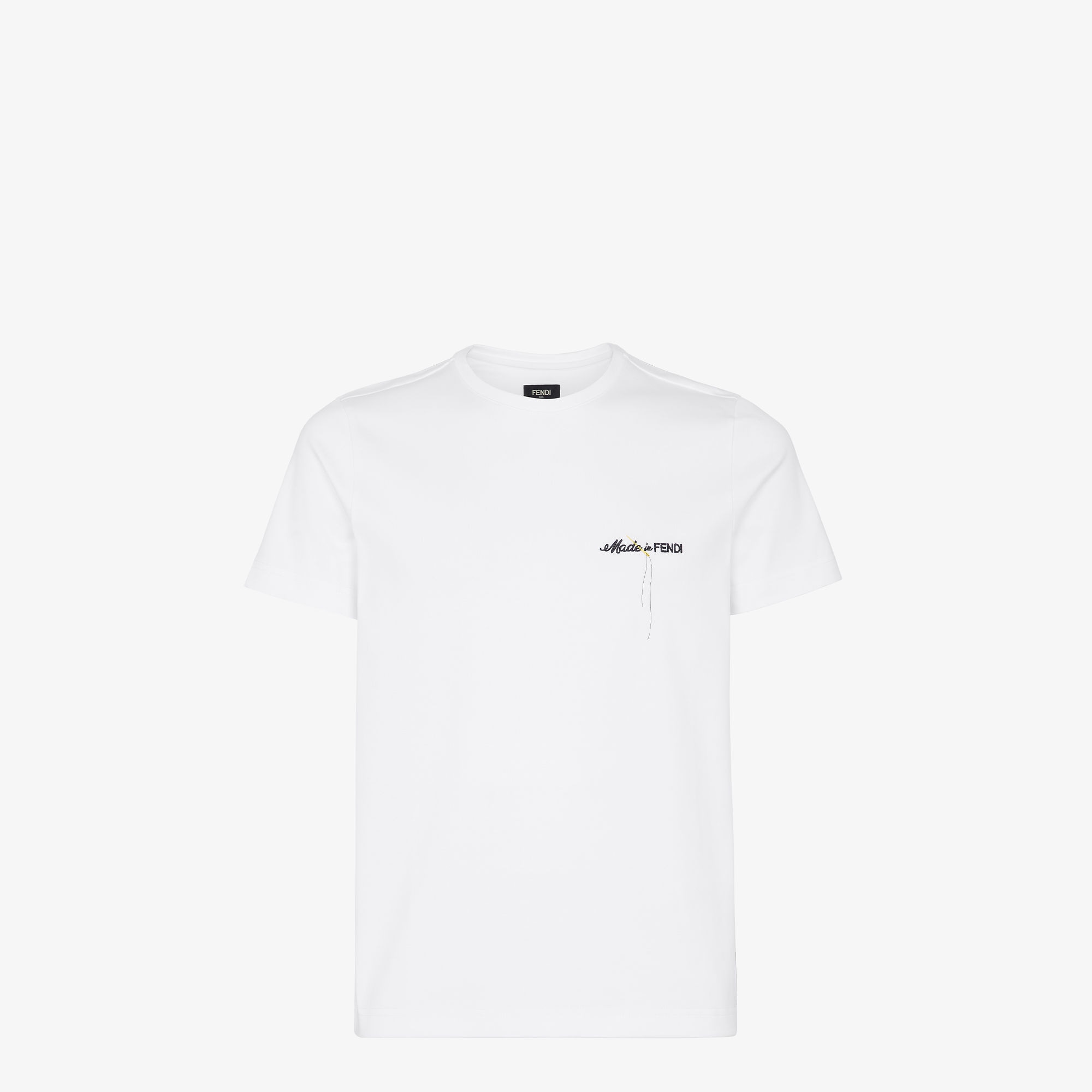 Tシャツ - ホワイトコットン Tシャツ | Fendi