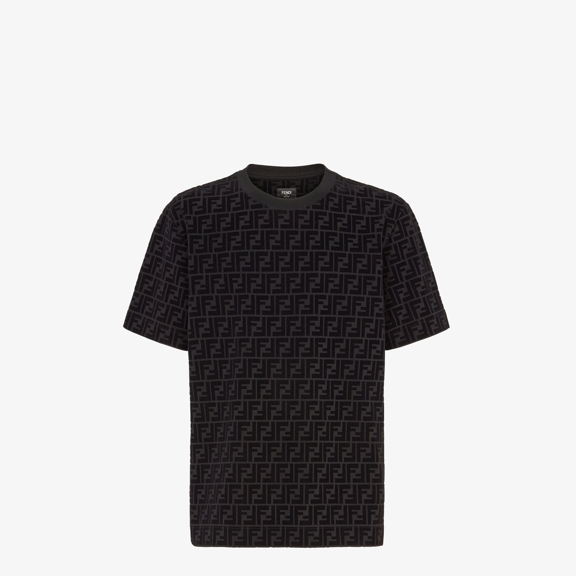 T-ShirtT-shirt in black piqué