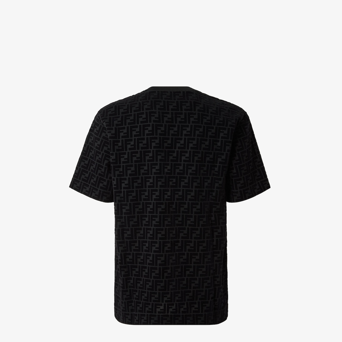 T-Shirt T-shirt in black piqué Black - Image 2/3
