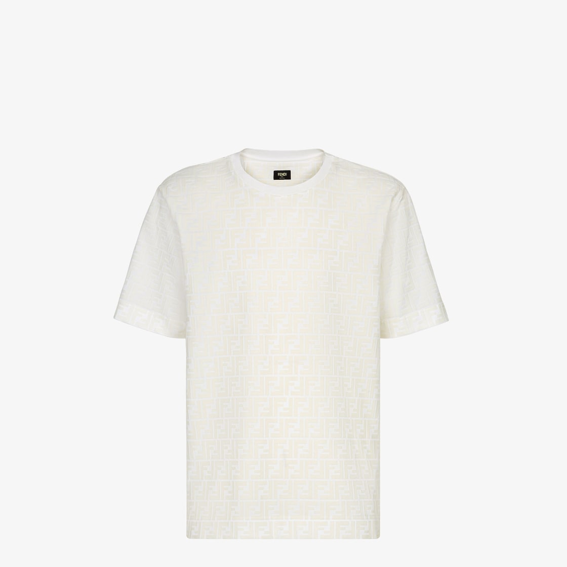 T-Shirt - T-shirt in white piqué | Fendi