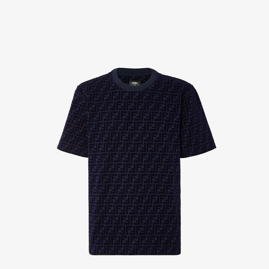 T-Shirt Blue FF piqué T-shirt Blue - Image 1/3