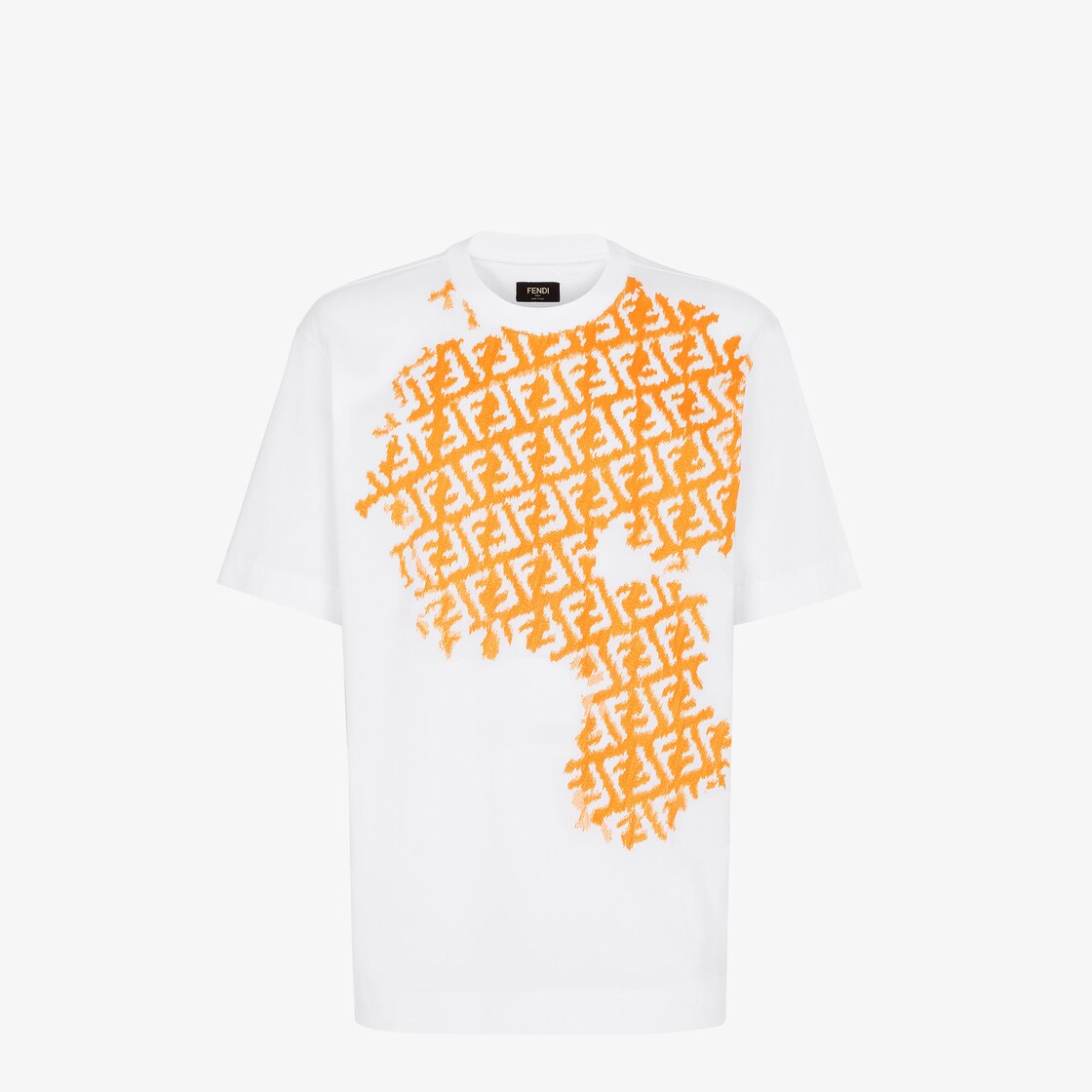 T-Shirt - White jersey T-shirt | Fendi