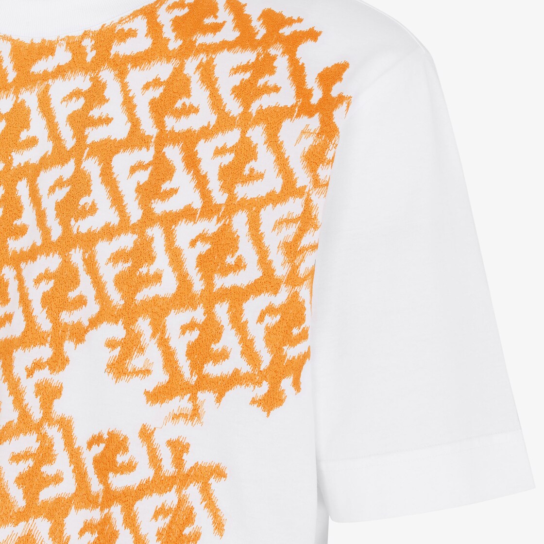 Orange store fendi shirt