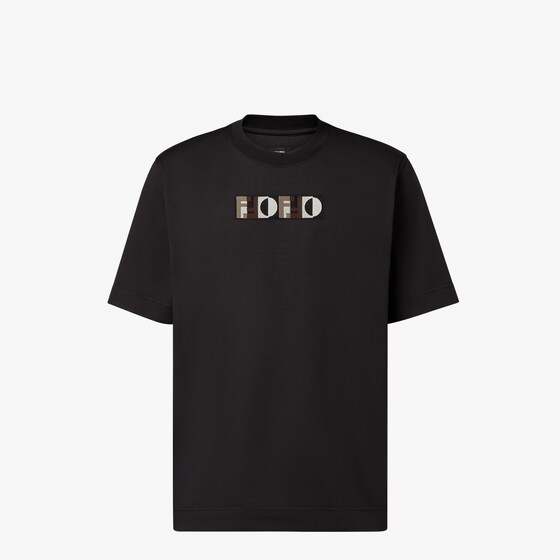 Fendi T-shirt In Black