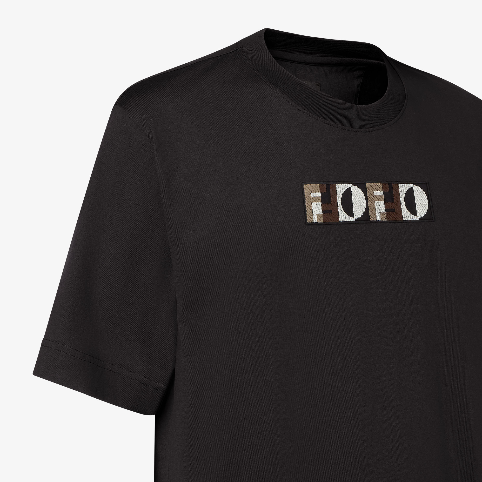 T-Shirt Cotton Black | Fendi