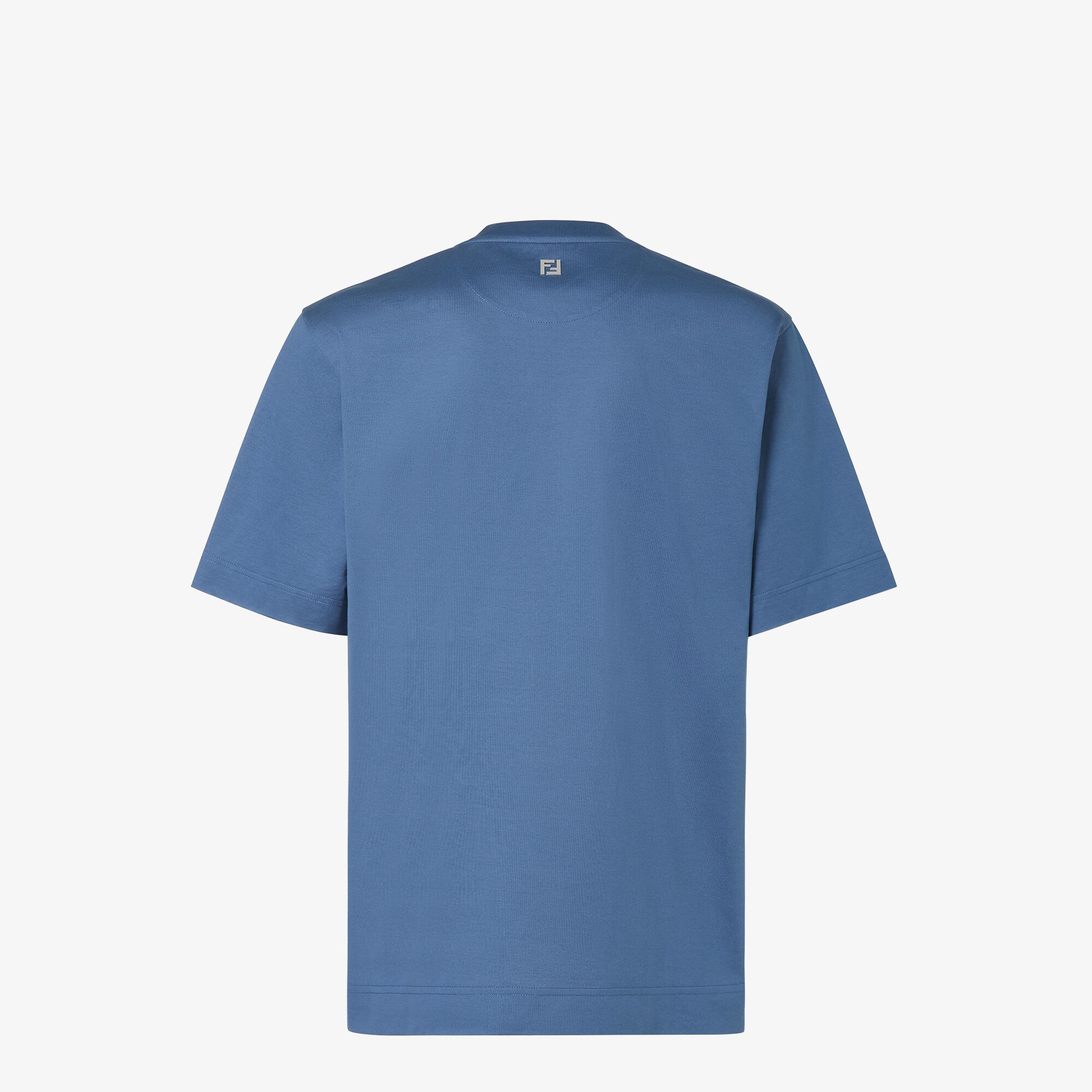 FENDI ブルー FFコットン Tシャツ FY0936-AR79-F04V6 FENDI ブルー FFコットン Tシャツ FY0936-AR79-F04V6 (FENDI/T