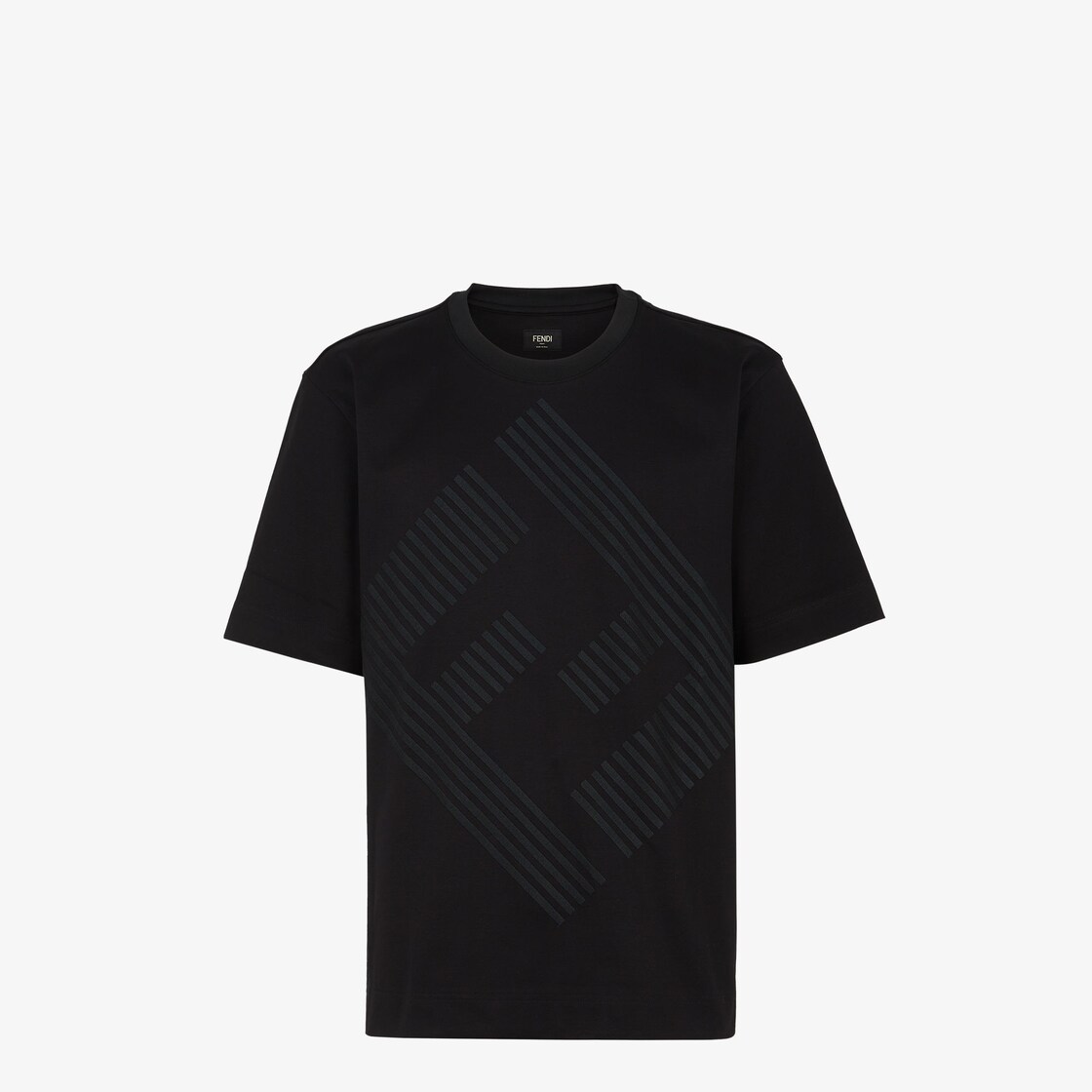 Tシャツ - ブラックジャージー Tシャツ | Fendi