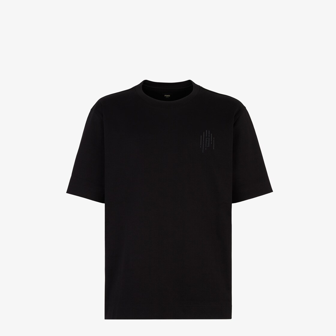 FENDI T-shirt in black/ dark gray