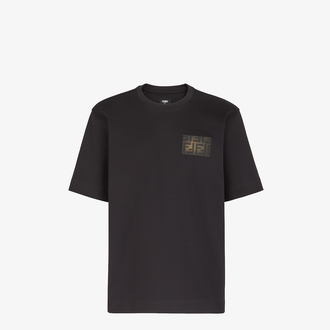 T Shirt Black jersey T shirt Fendi