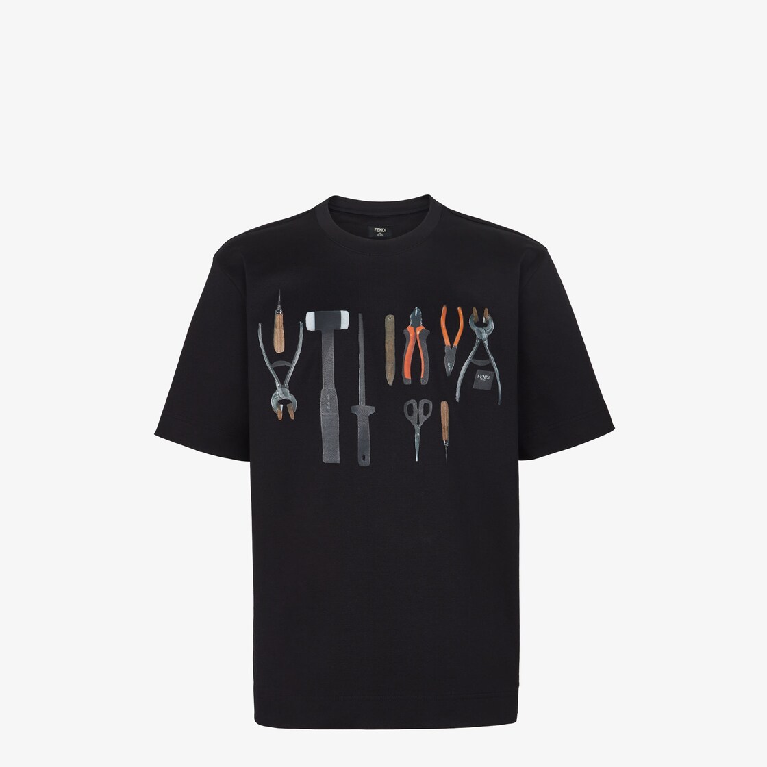 Black fendi 2024 t shirt