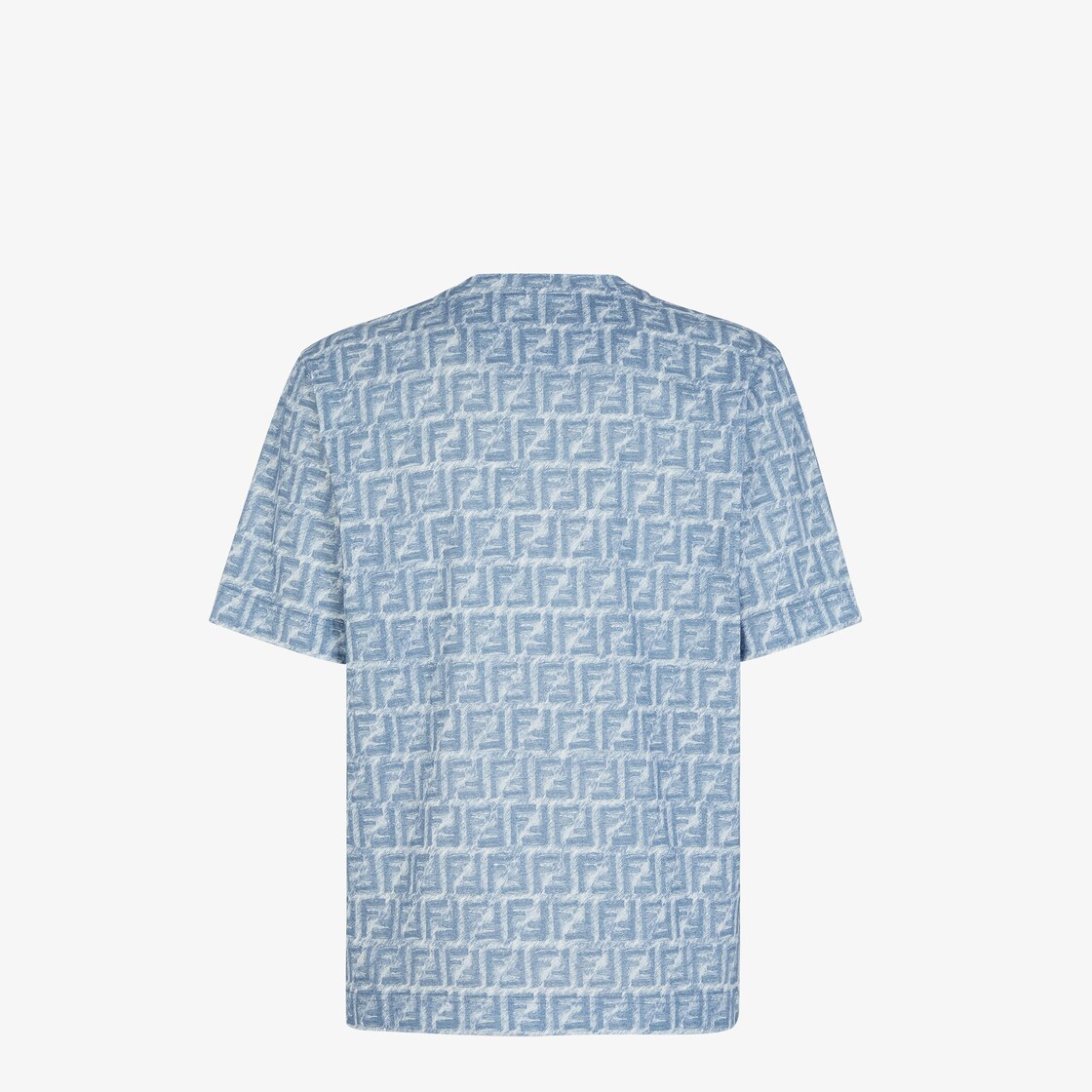 Tシャツ - ブルー FFコットン Tシャツ | Fendi