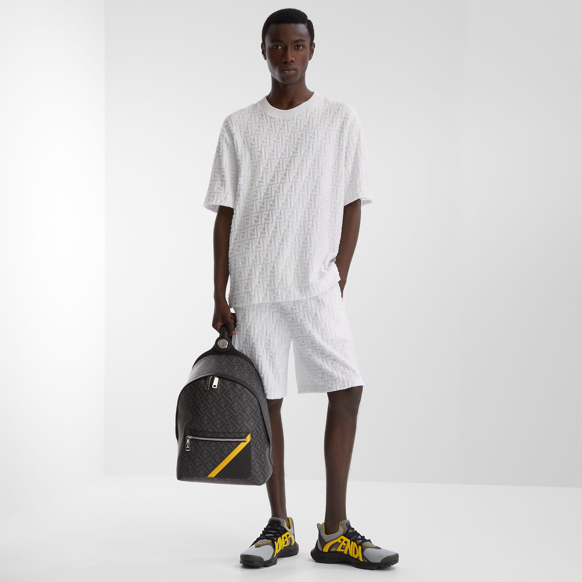 T-Shirt Cotton White | Fendi T-Shirt Cotton White | Fendi