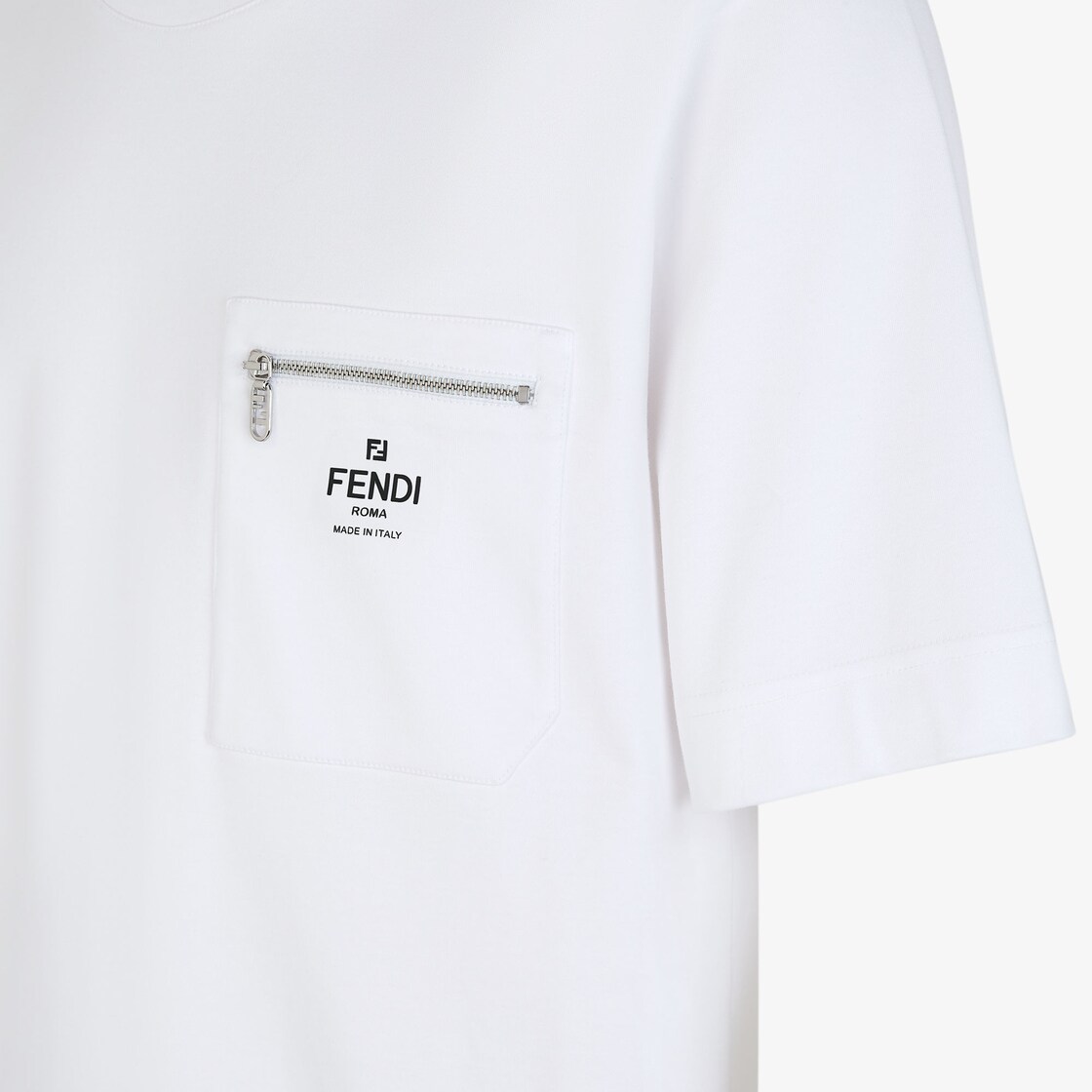 T-Shirt White cotton T-shirt White - Image 3/3