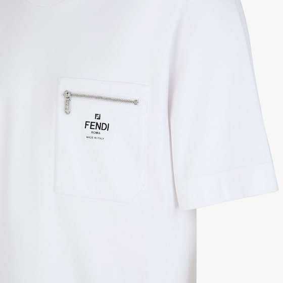 Fendi Short-sleeved, crew-neck, oversized T-shirt | Thumbnail 3