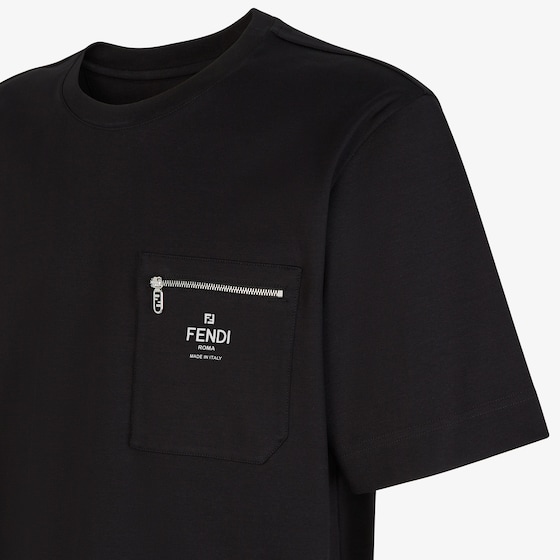 Fendi Short-sleeved, crew-neck, oversized T-shirt | Thumbnail 3