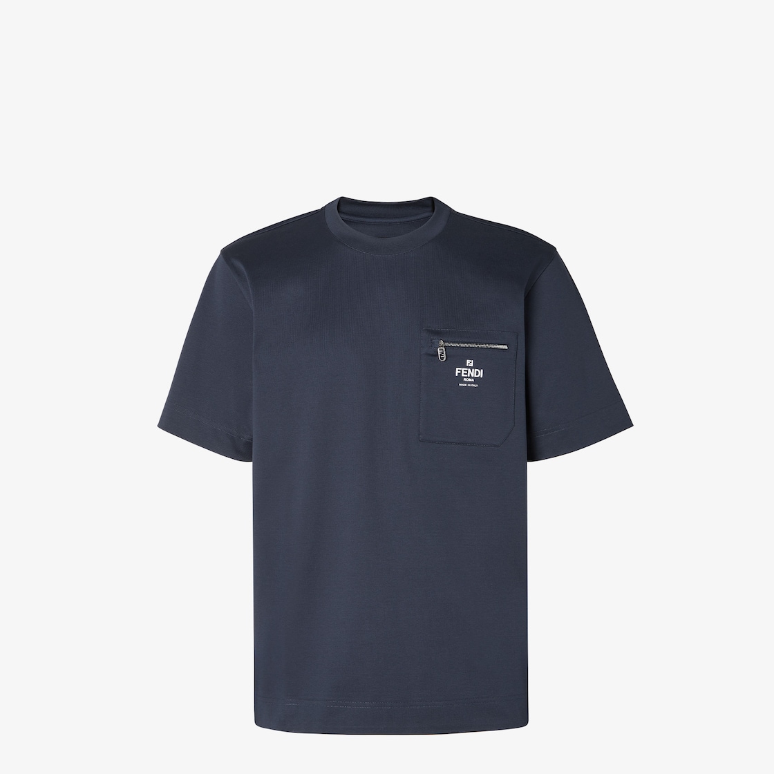 T-Shirt Navy blue cotton T-shirt Blue - Image 1/5