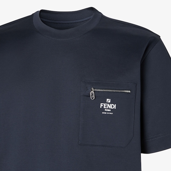 Fendi Short-sleeved, crew-neck, oversized T-shirt | Thumbnail 3