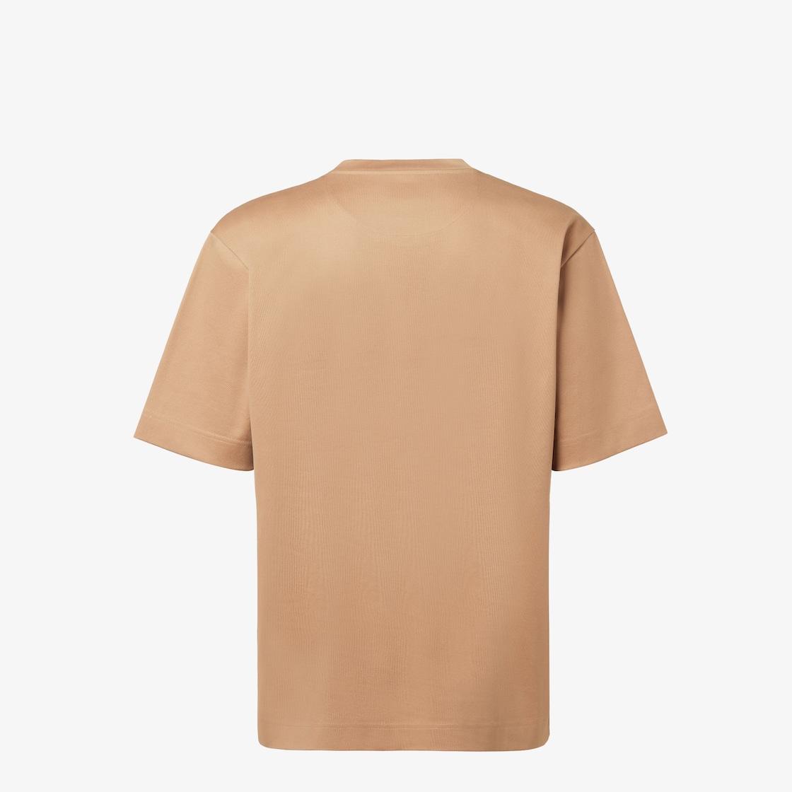 T-Shirt Light brown cotton T-shirt Brown - Image 2/3