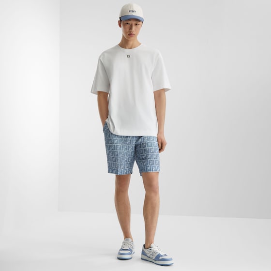 Fendi Short-sleeved, crew-neck, oversized T-shirt | Thumbnail 4