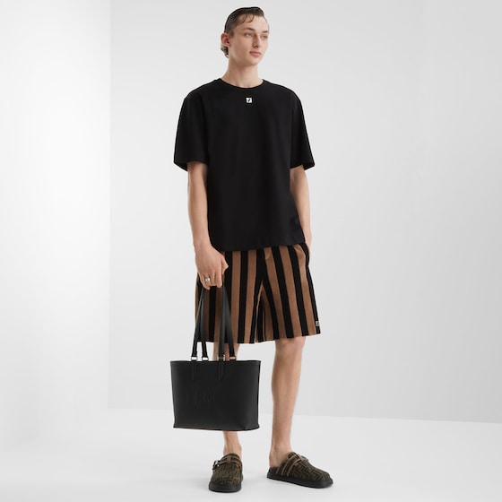 Fendi Short-sleeved, crew-neck, oversized T-shirt | Thumbnail 4