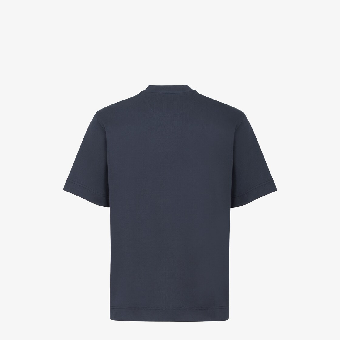 T-Shirt Navy blue cotton T-shirt Blue - Image 2/3