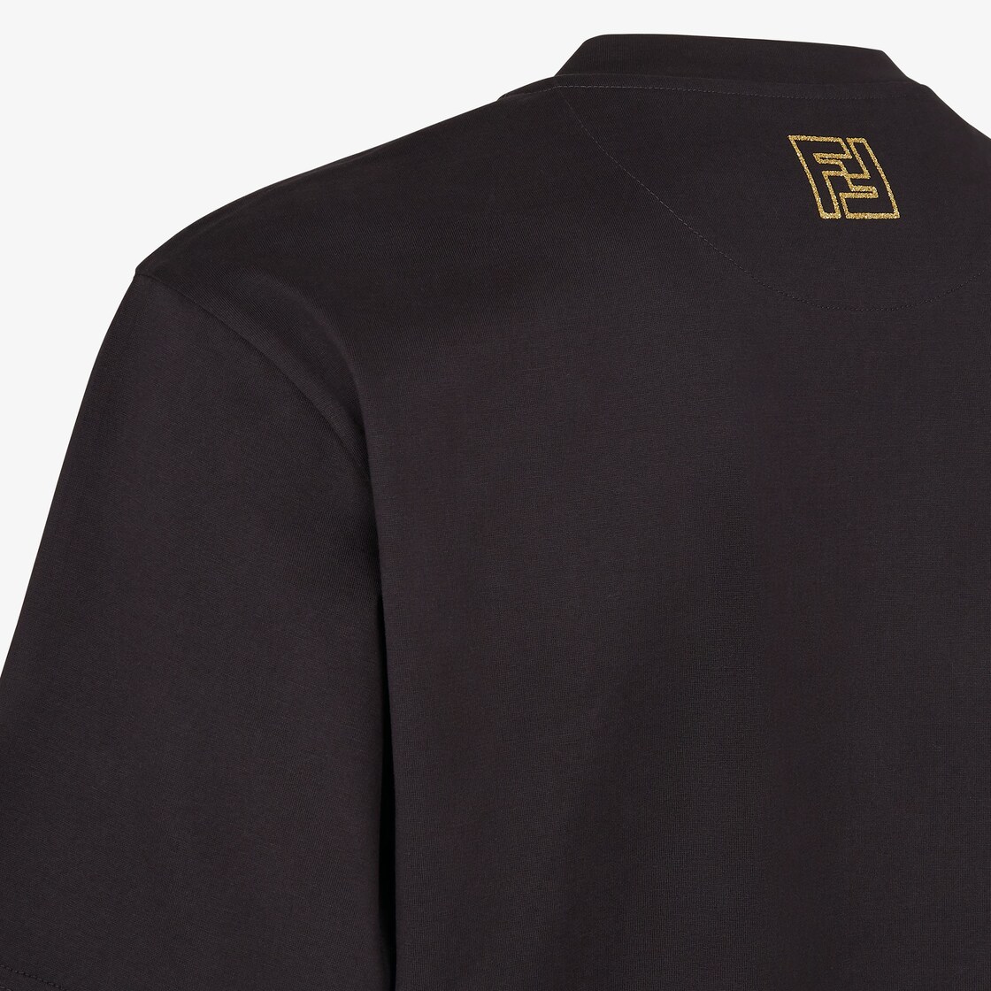 T-Shirt Black cotton T-shirt Black - Image 3/4