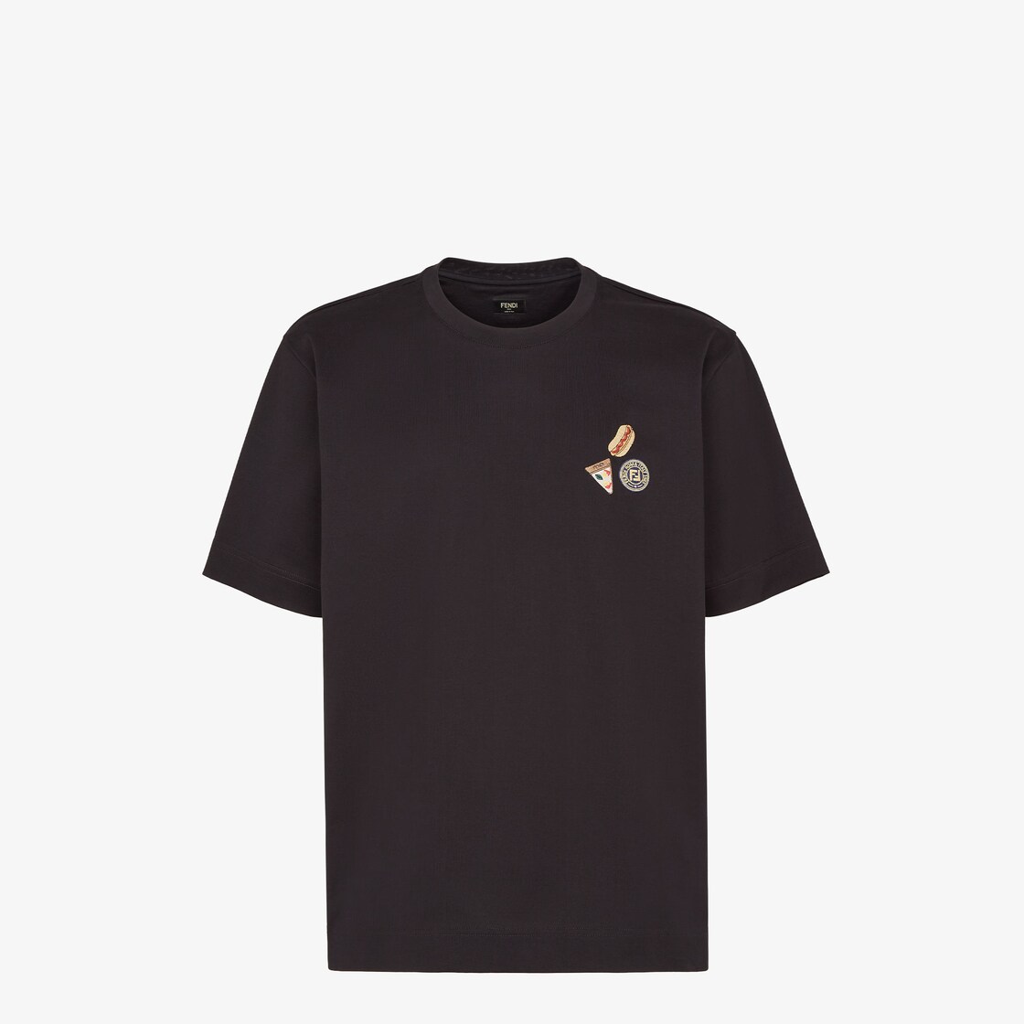 T-Shirt Cotton Black | Fendi