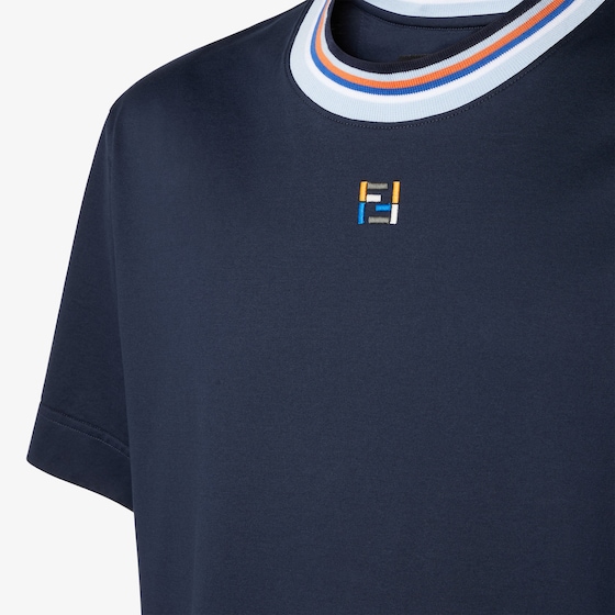 Fendi Regular-fit, short-sleeved crew-neck T-shirt | Thumbnail 3