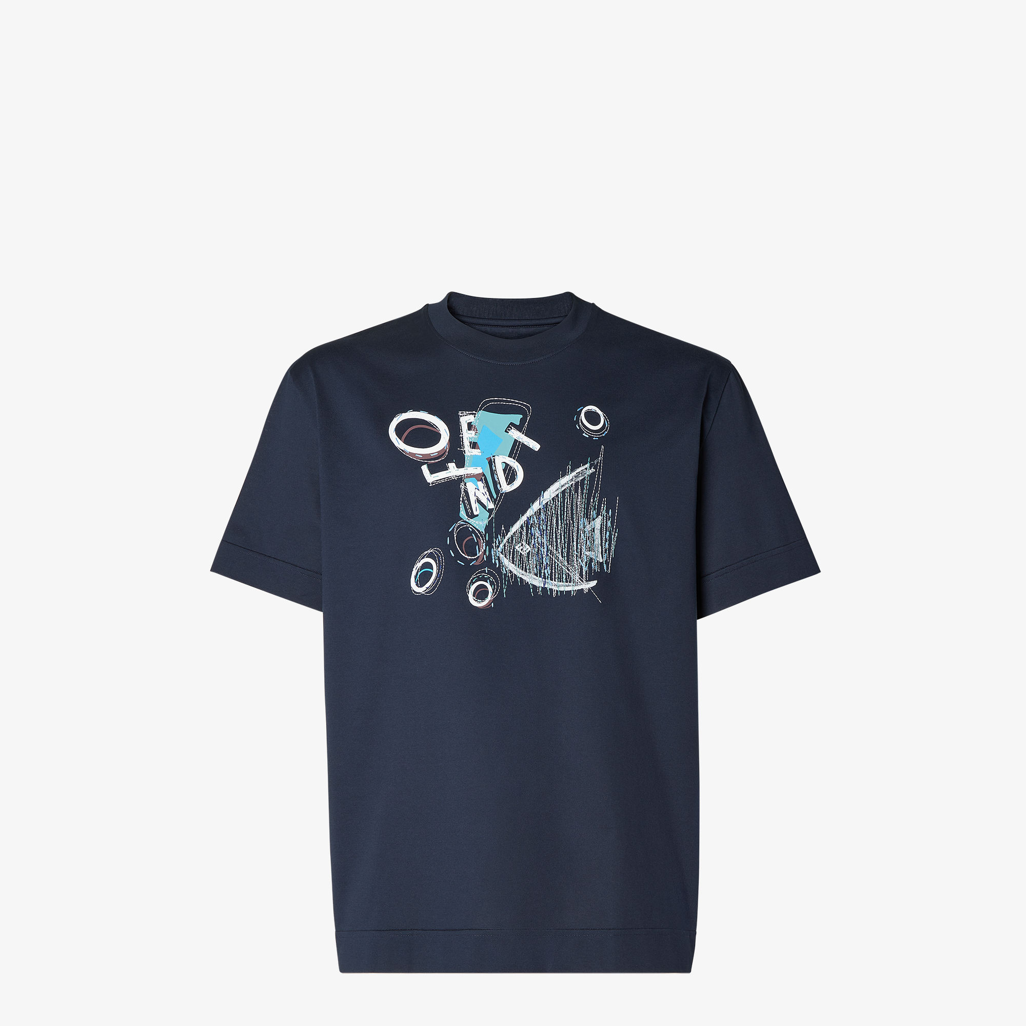 T-Shirt - Blue | FENDI International