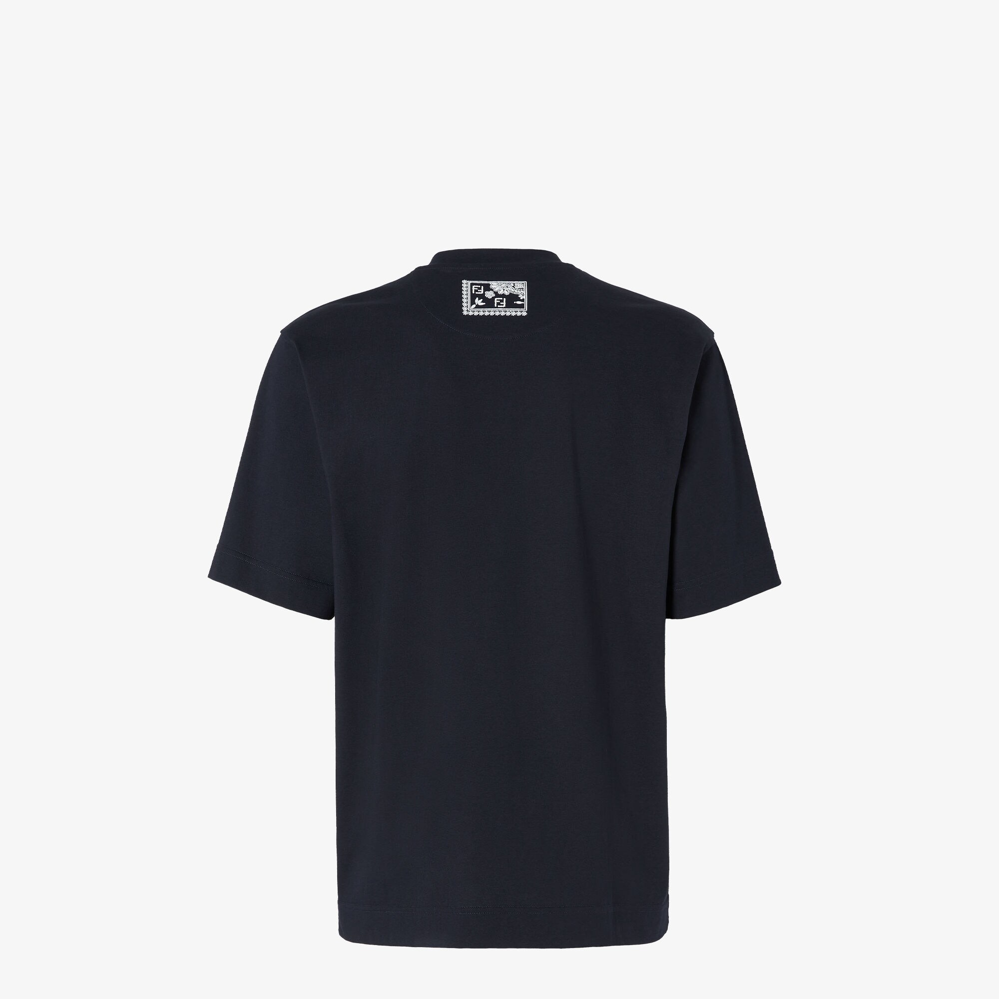 Fendi Black Piquet Polo Shirt (FENDI/ポロシャツ) BLACK