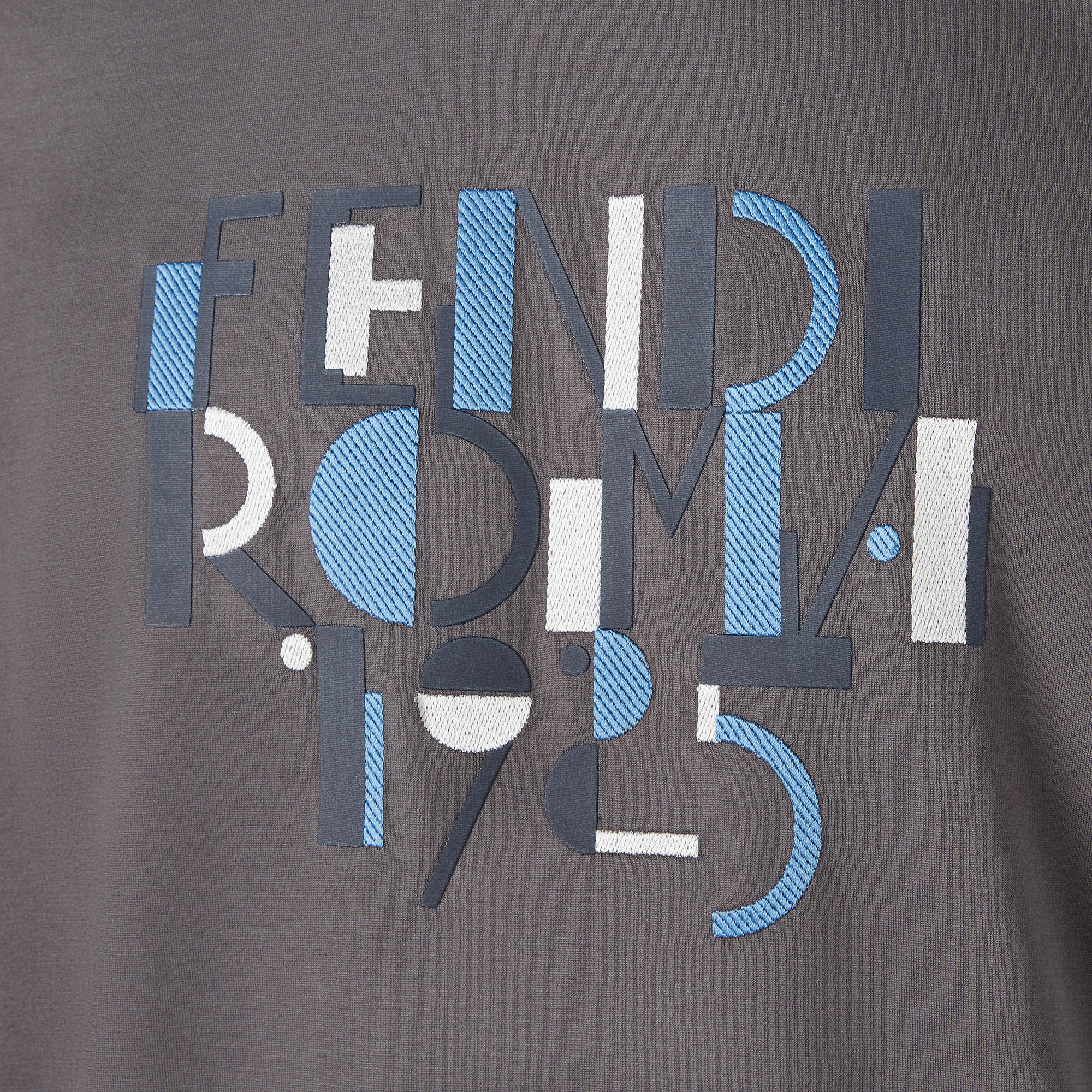 T-Shirt Cotton Gray | Fendi