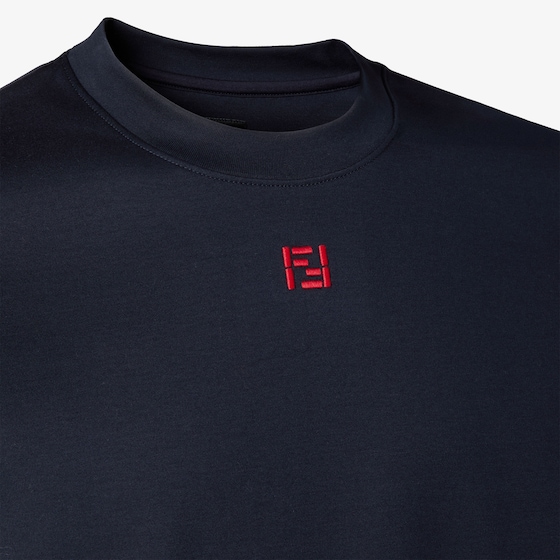 Fendi Regular-fit, short-sleeved crew-neck T-shirt | Thumbnail 3