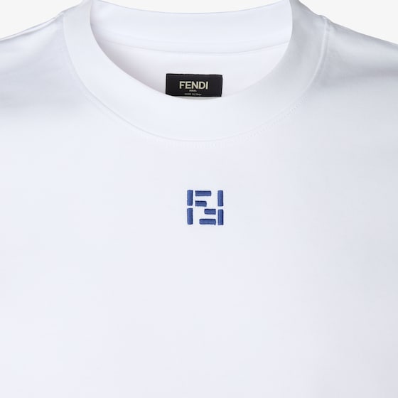 Fendi Regular-fit, short-sleeved crew-neck T-shirt | Thumbnail 3