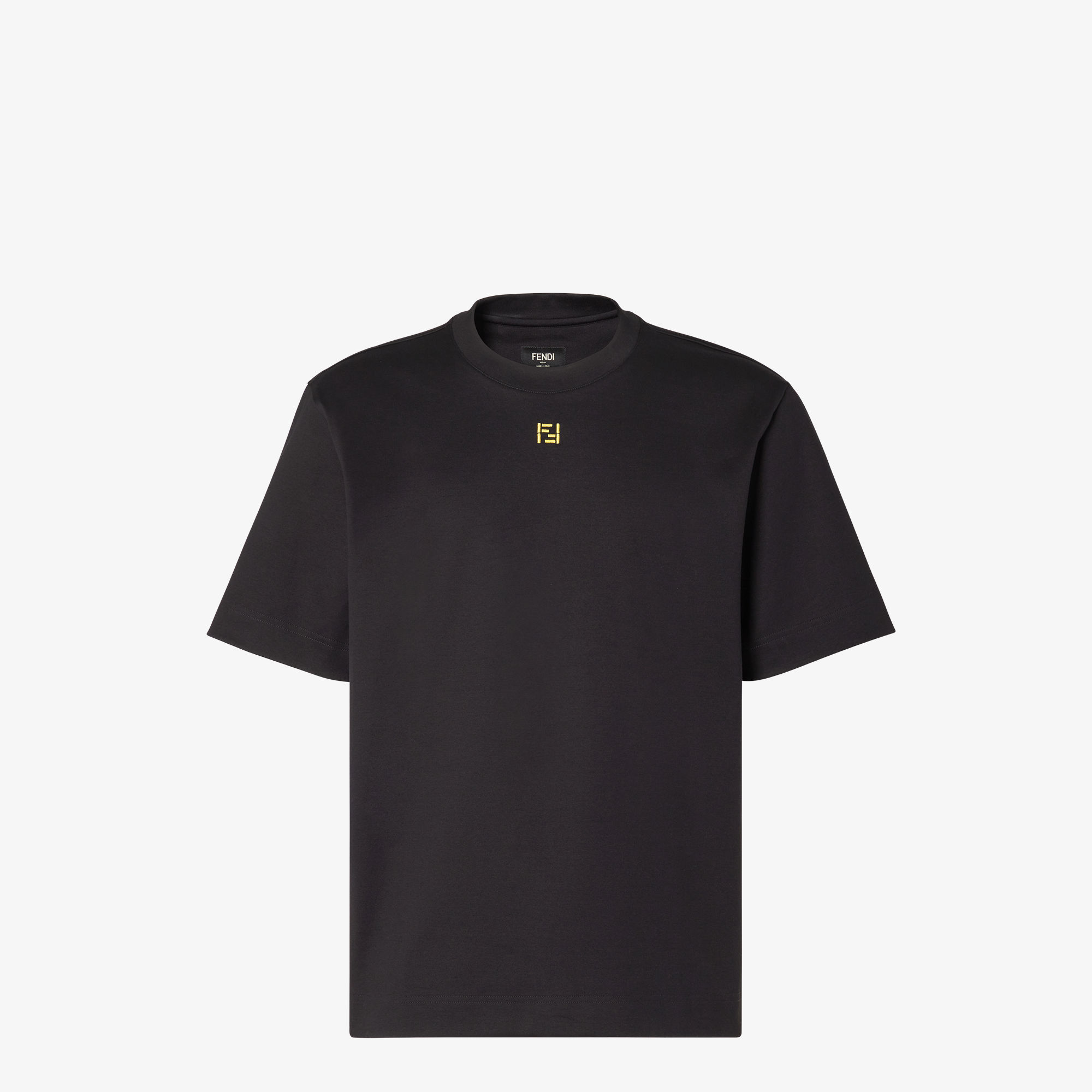 FENDI ブラック タンクトップ　インナー　Tシャツ　38 S M Top Cotton Black | Fendi