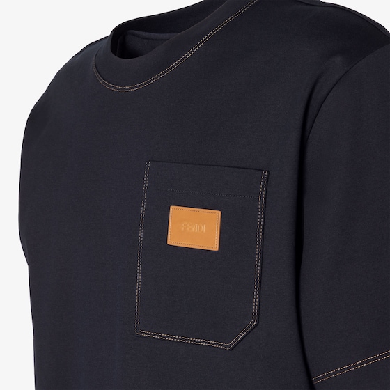 Fendi Regular-fit, short-sleeved crew-neck T-shirt | Thumbnail 3