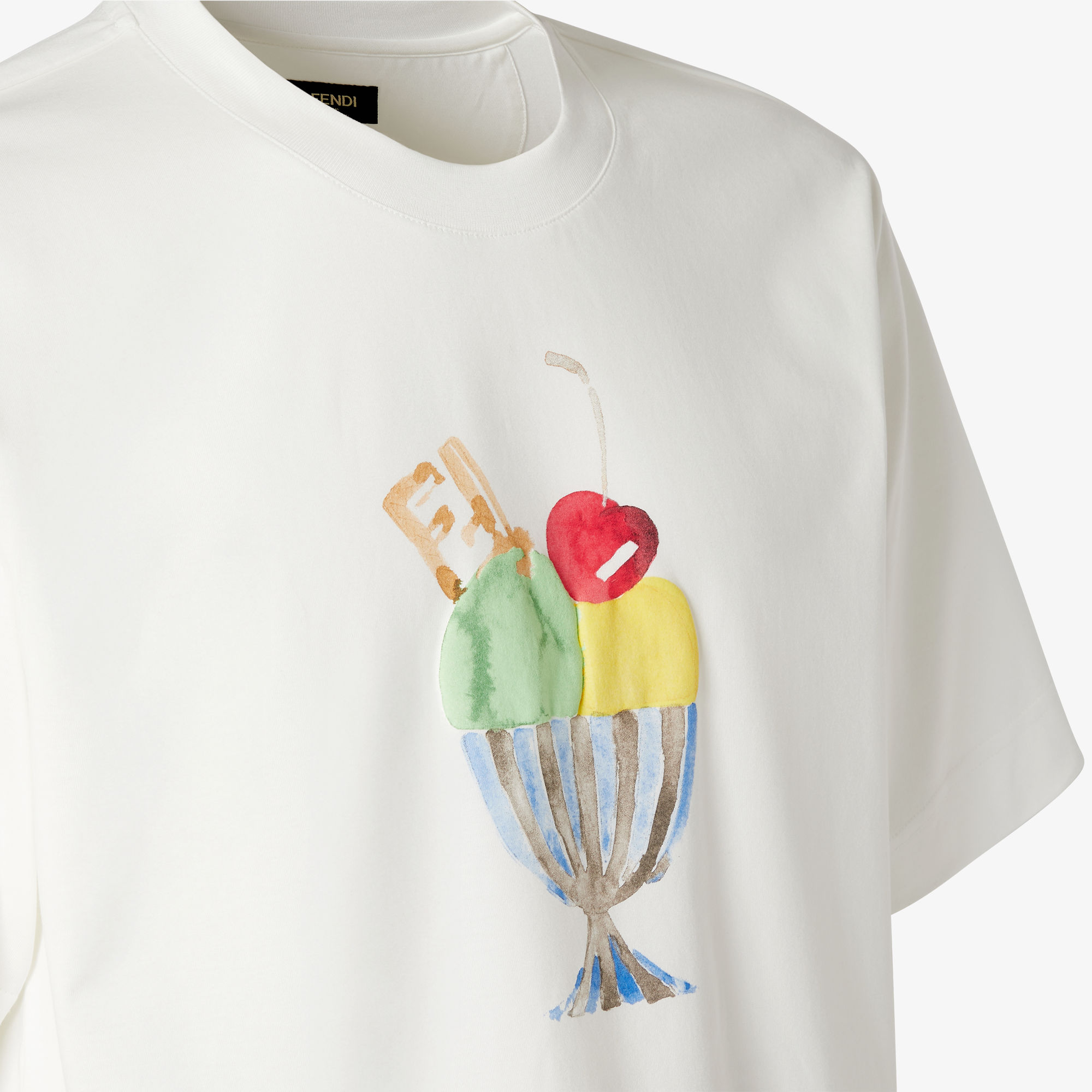 Tシャツ コットン ホワイト | Fendi