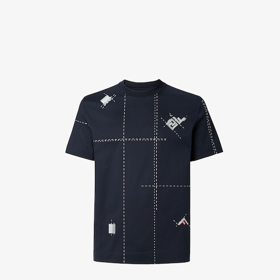 Fendi Regular-fit, short-sleeved crew-neck T-shirt