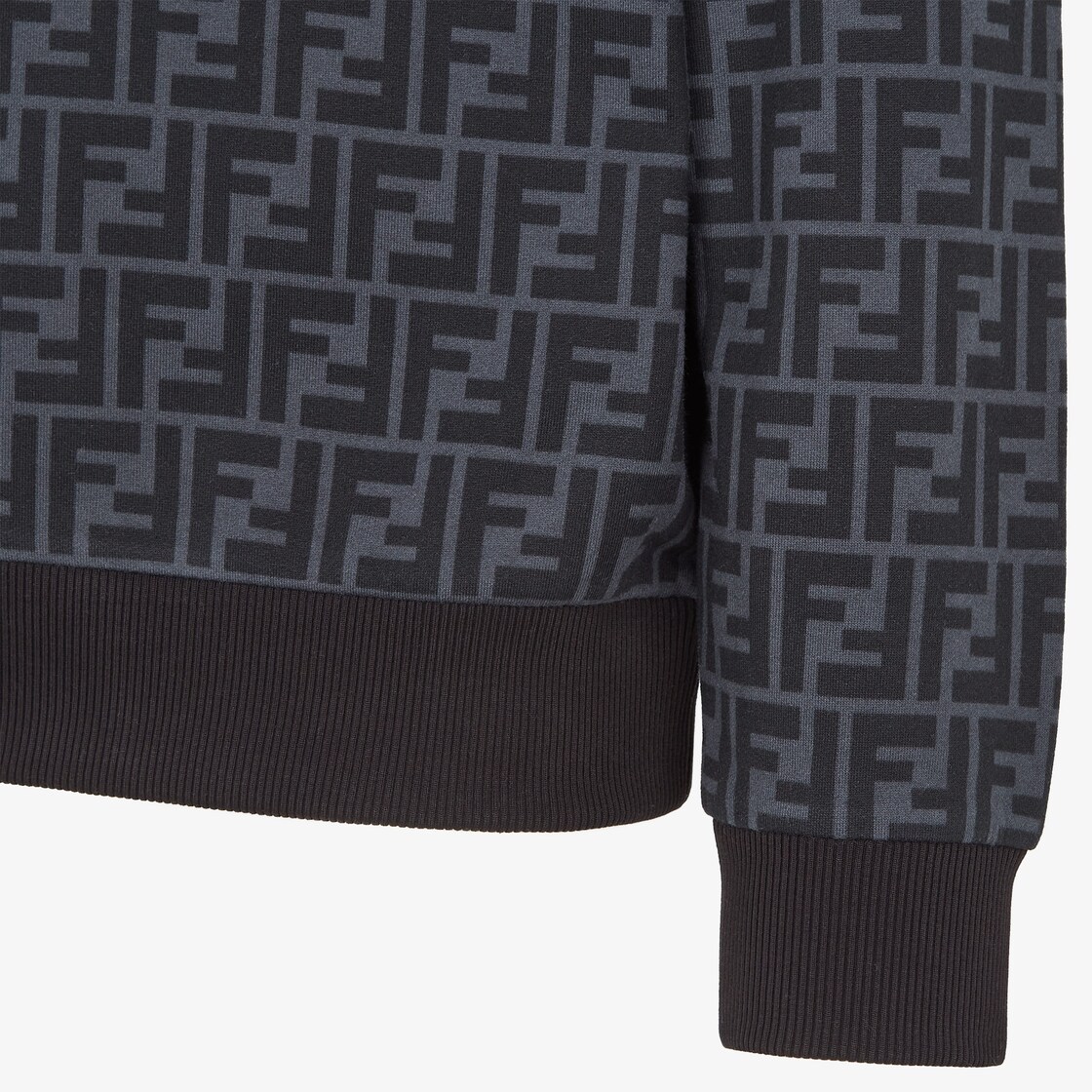 Fendi black store cotton sweatshirt