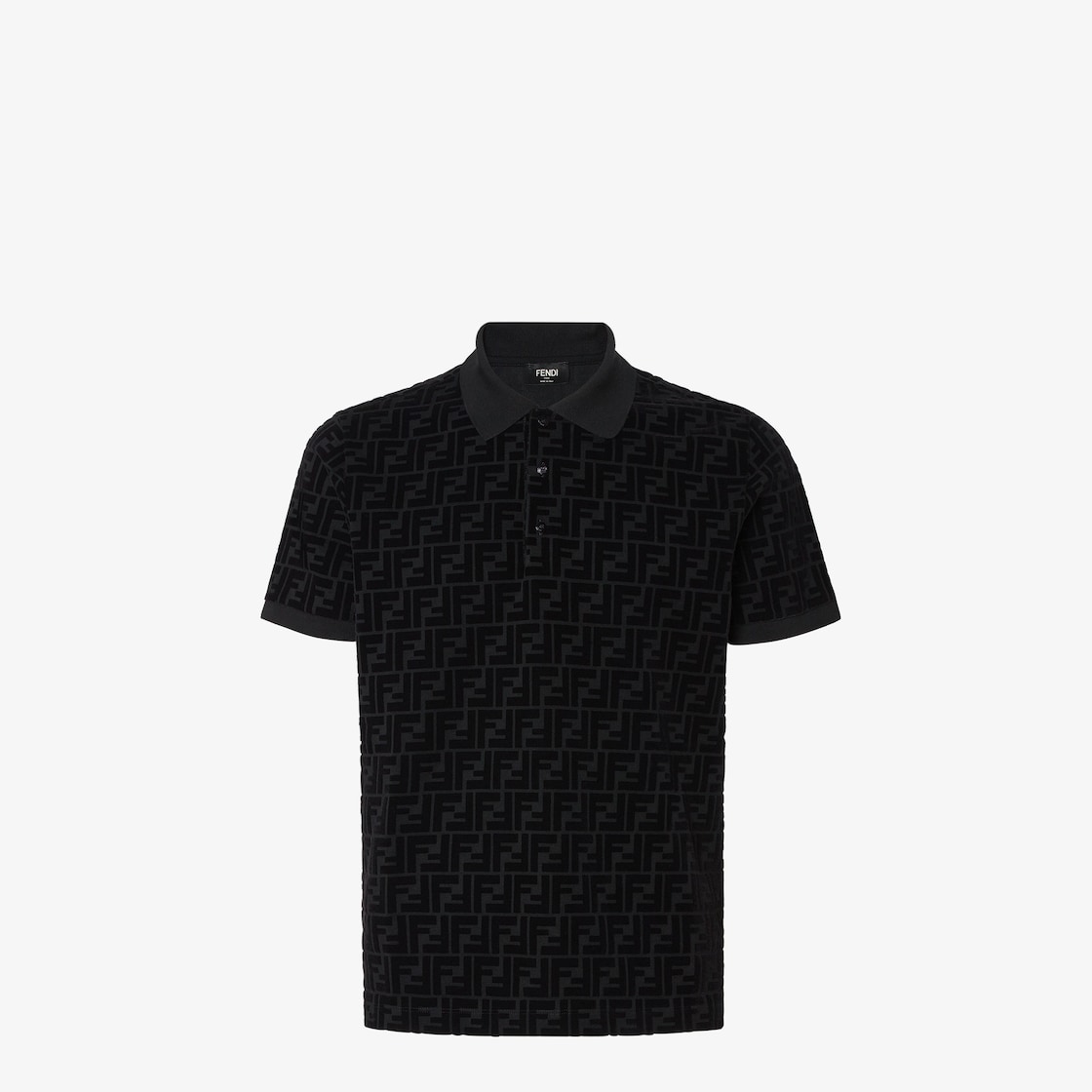 Polo shirt Black jersey polo shirt Black - Image 1/3